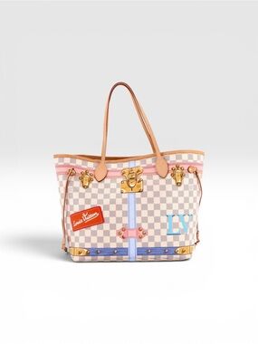 Louis Vuitton Neverfull MM Damier Azur tote